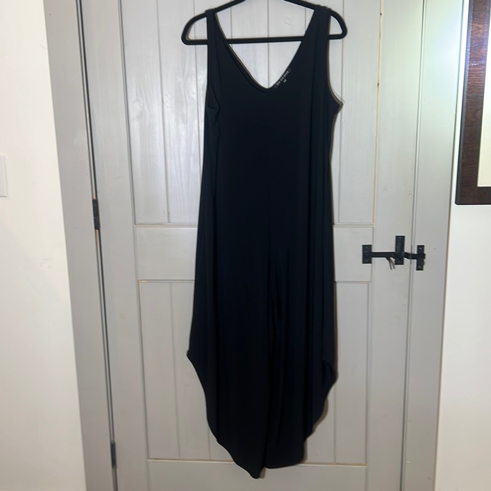 🧿 BOHO! Comfortable forgiving Black Romper dress up or down